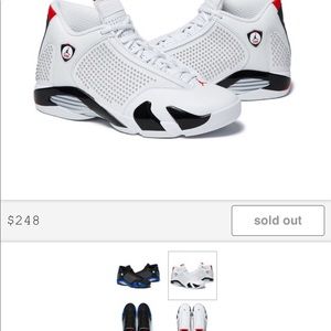 Supreme Jordan’s white 8.5